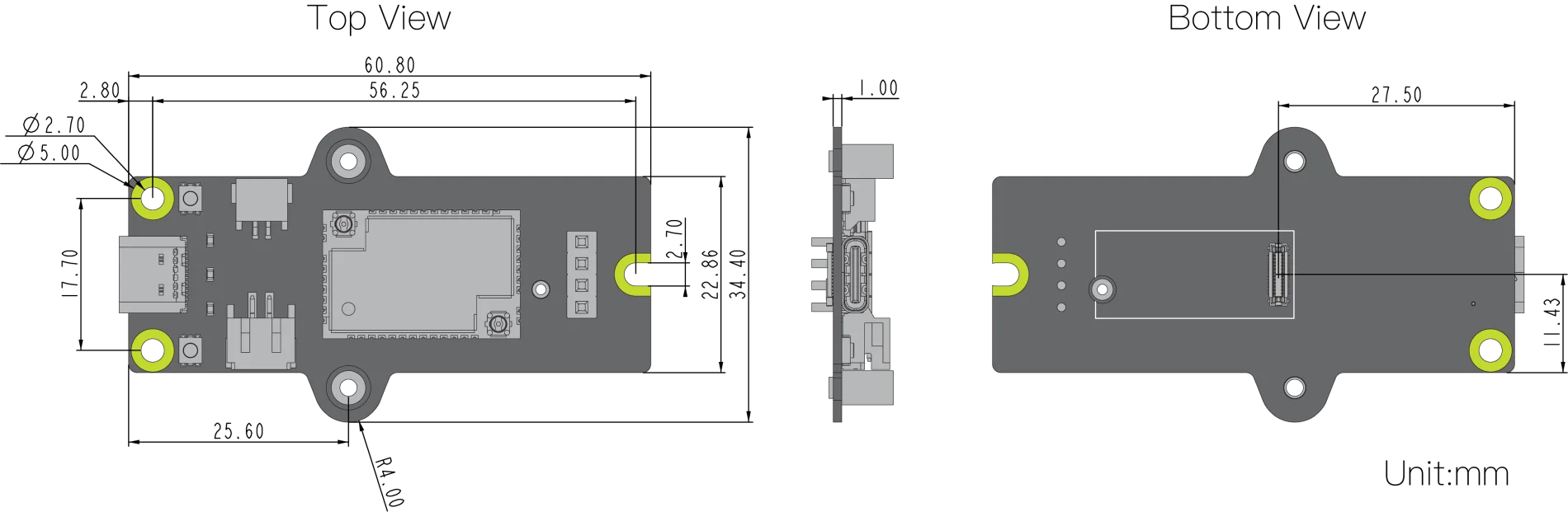 WisMesh Board ONE mechanic drawing