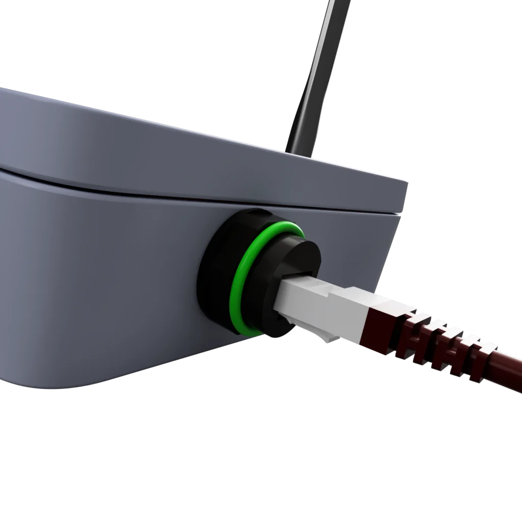 Connect the Ethernet cable