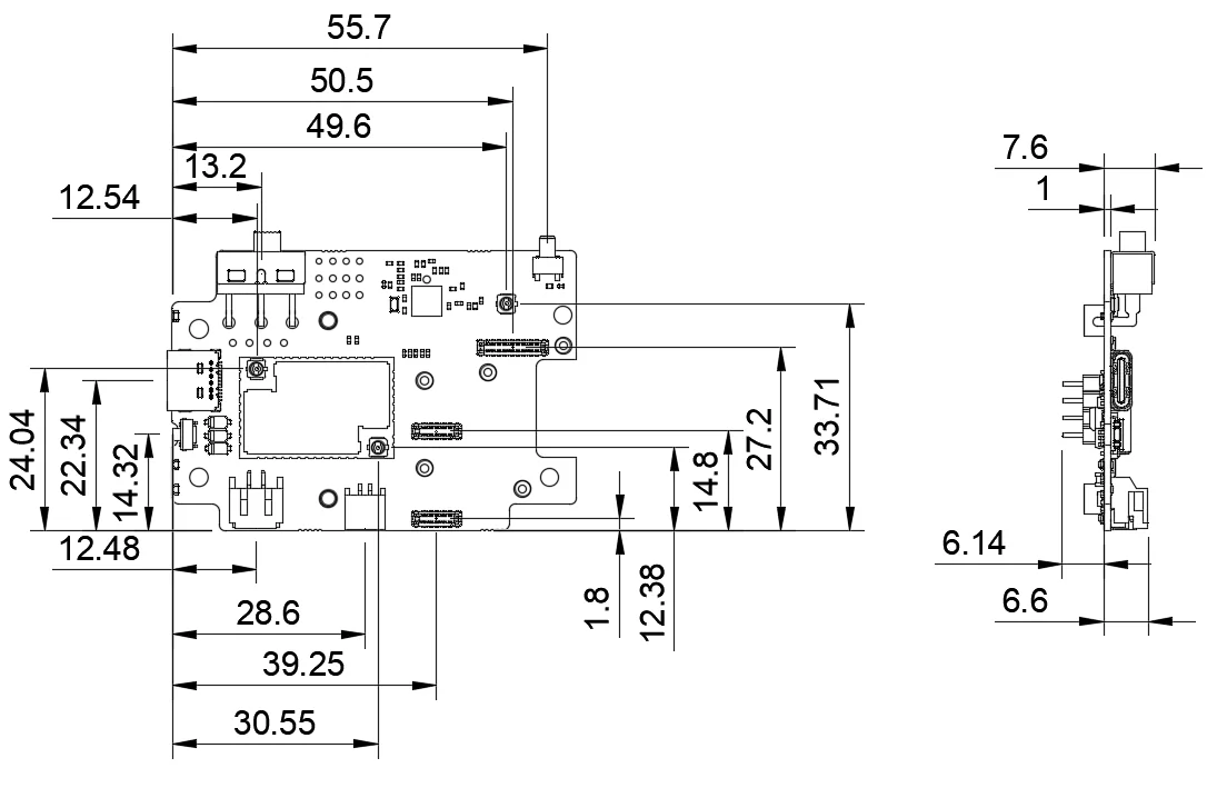 RAK19026 VC mechanical dimensions