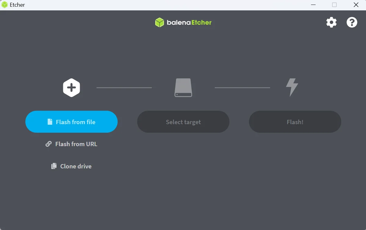 Upload firmware file