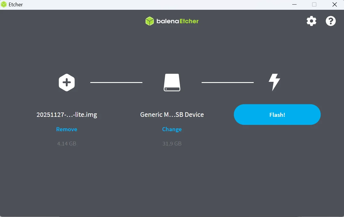 Flash the Firmware