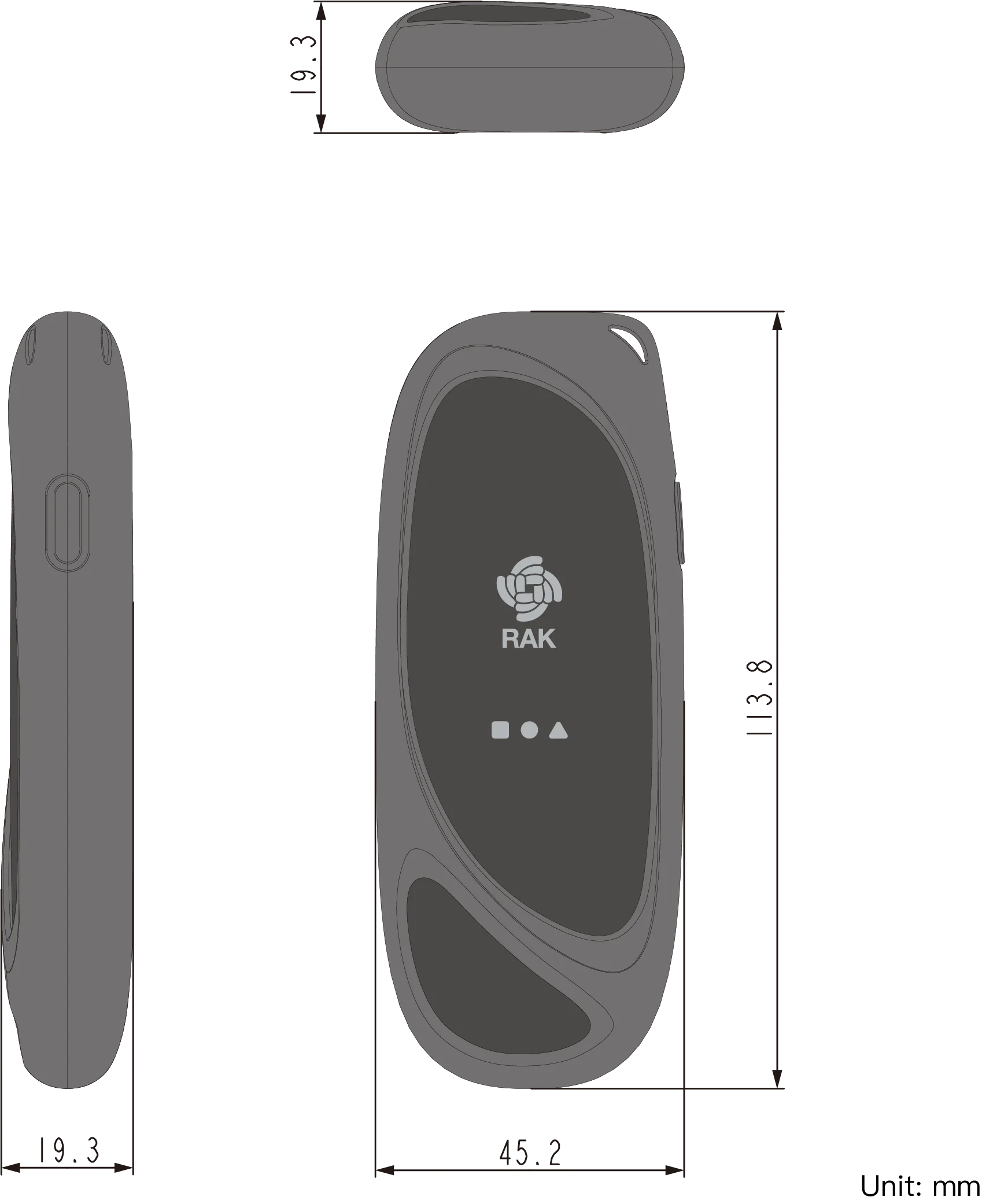 WisMesh Pod dimensions with rubber enclosure