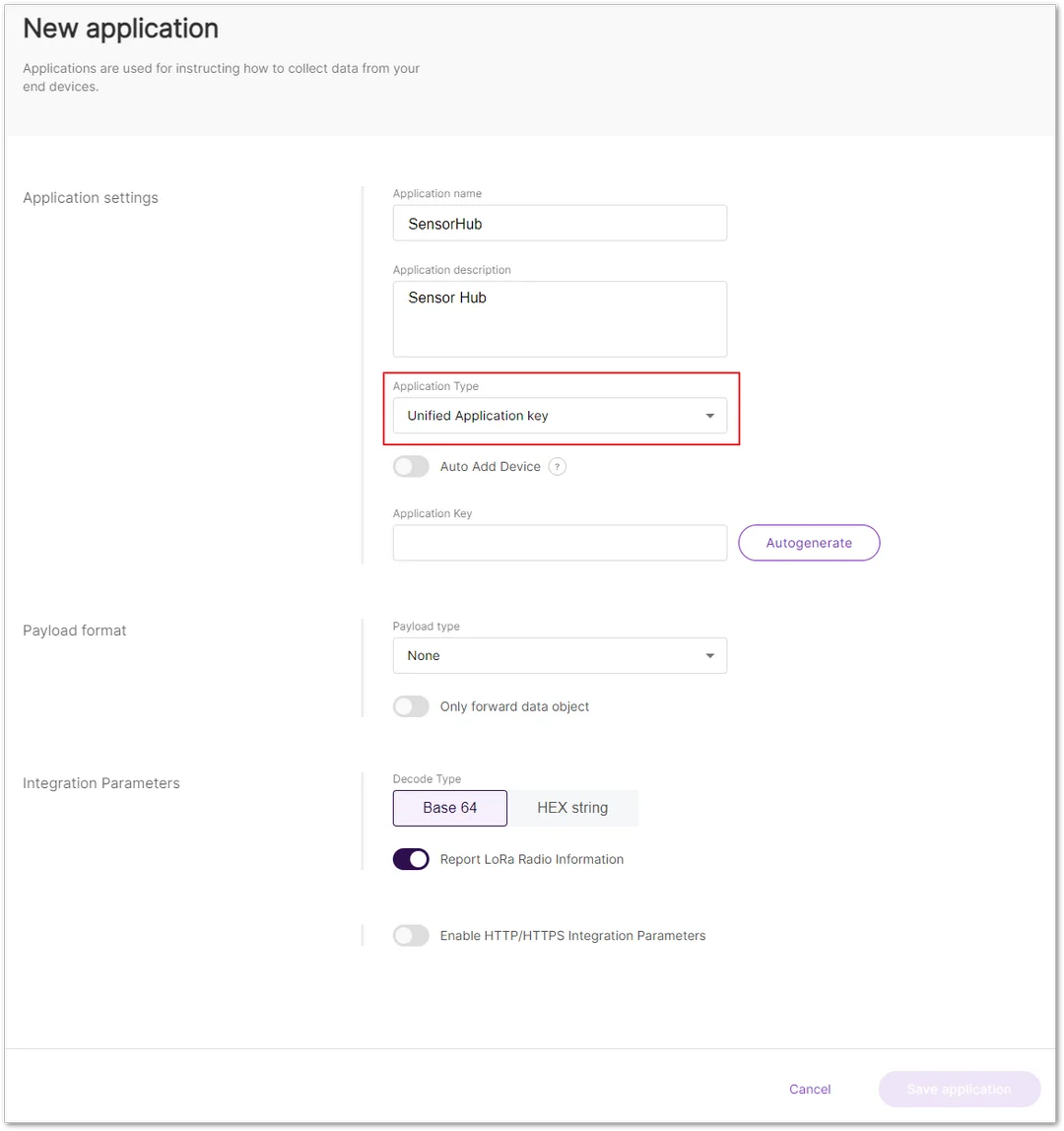 Unified Application Key