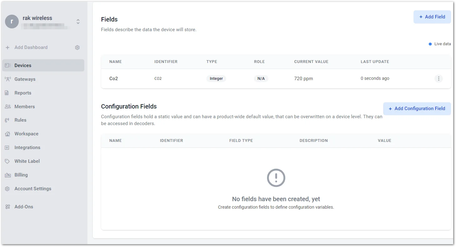 Added sensor monitoring values
