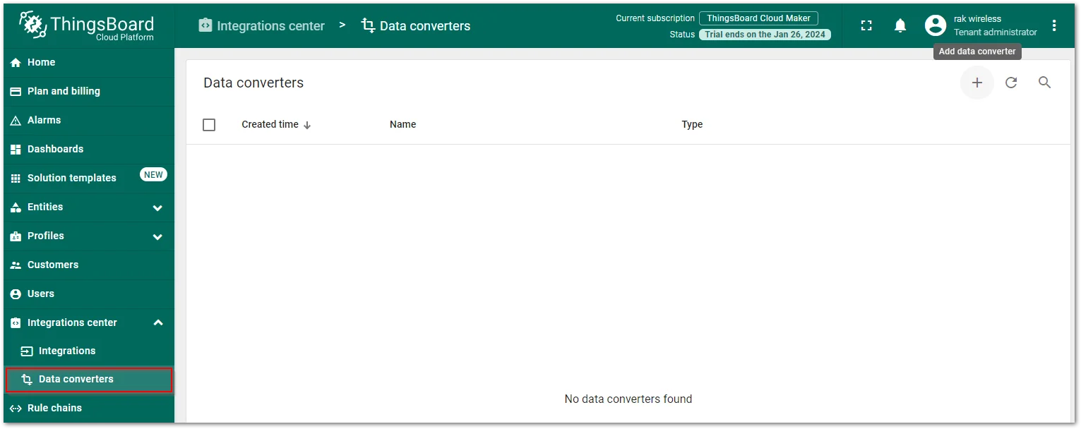Create a data converter