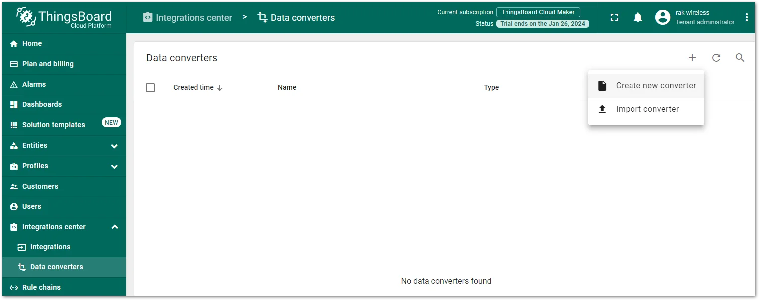 Create a data converter