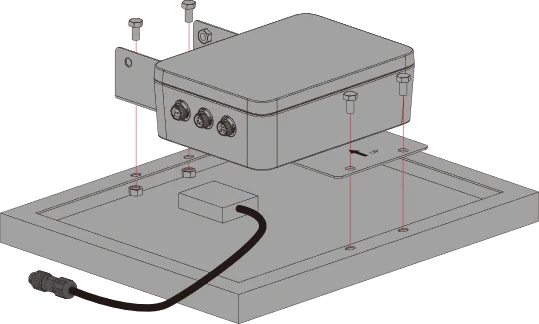 Attach RAK9154 to solar panel