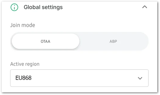 Global Settings