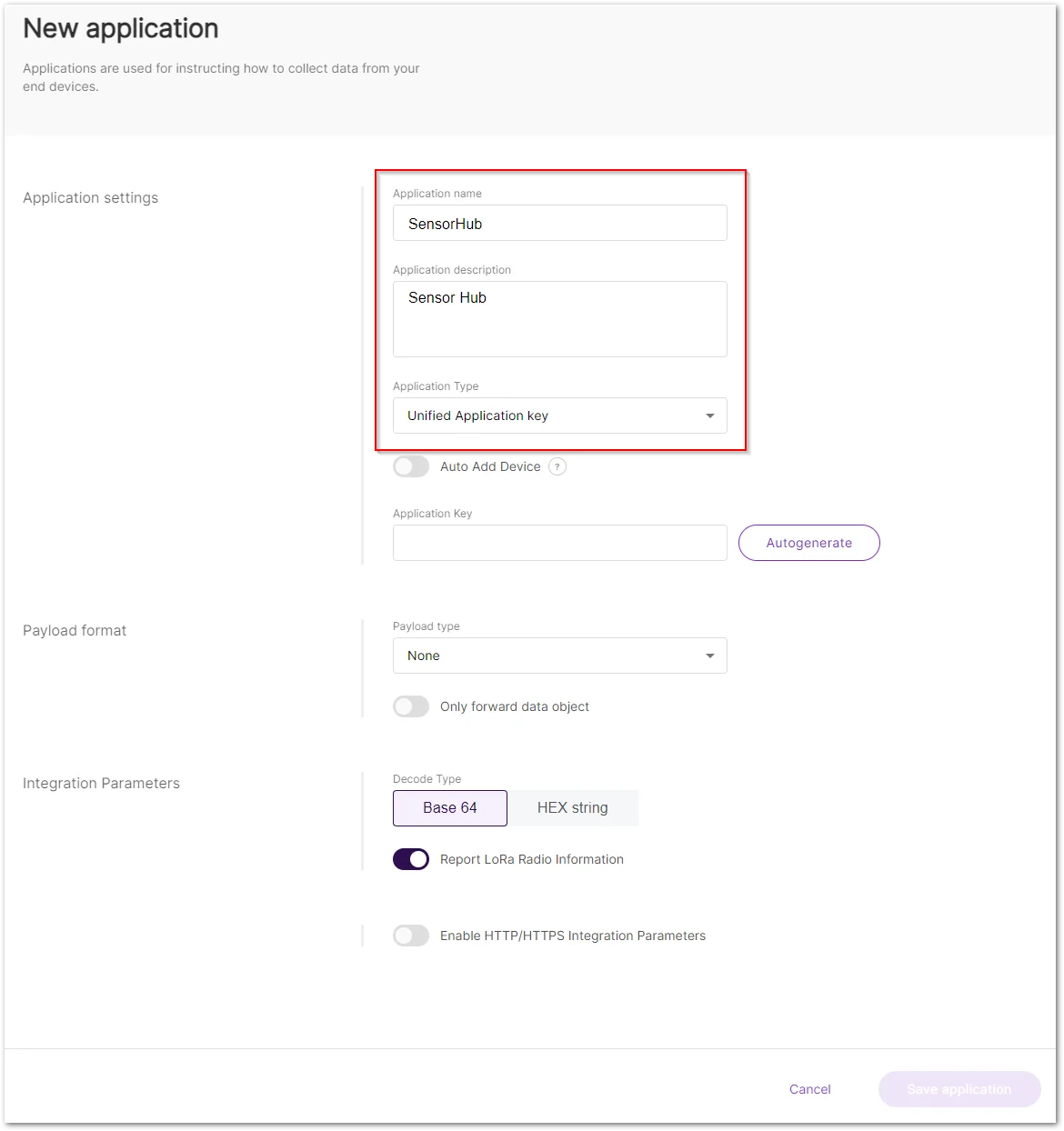 Configure the Application