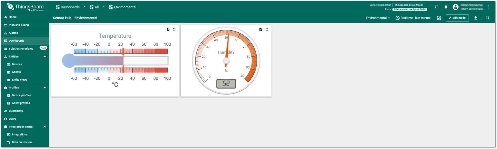 Adding widgets