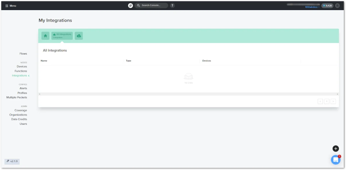 Integration page
