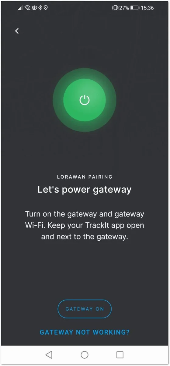 Gateway on confirmation
