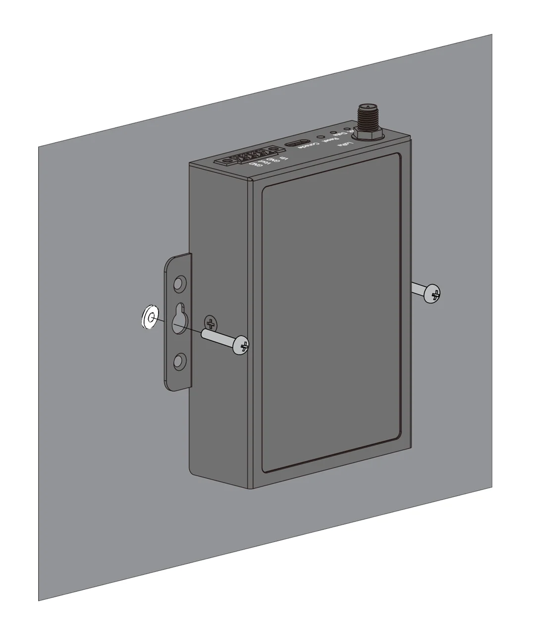Wall mounting