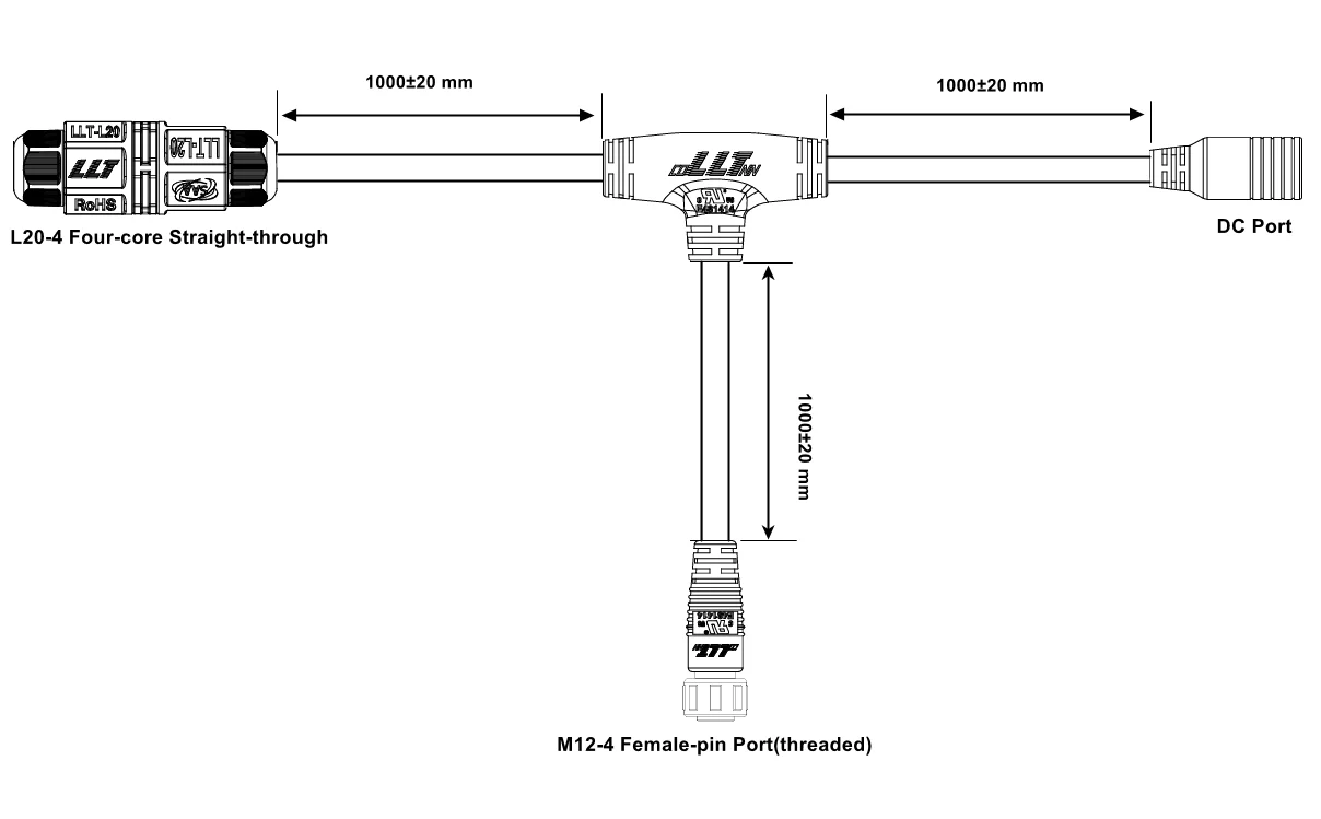 T-type conversion cable