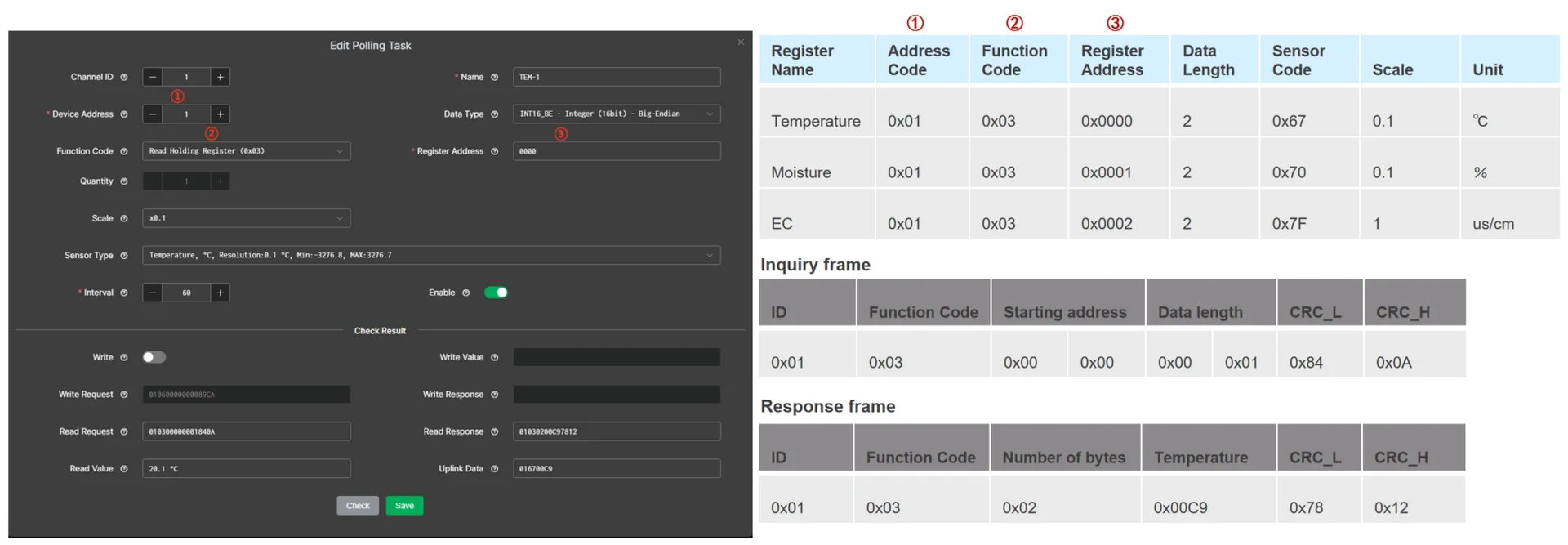 Configure the polling task