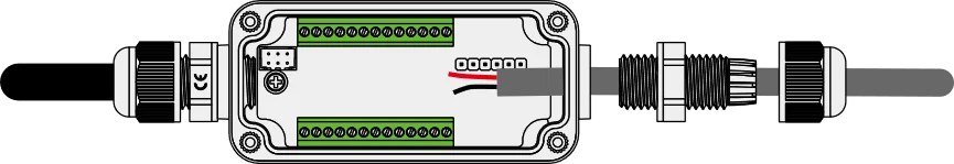 Connecting the cable