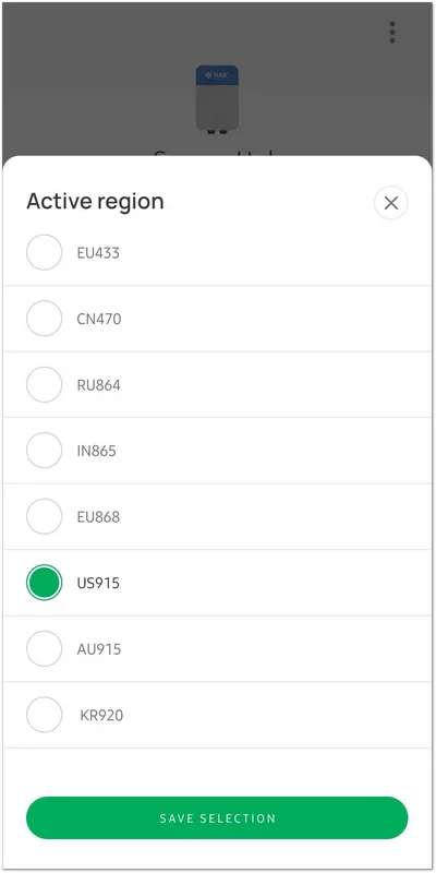 Active region list