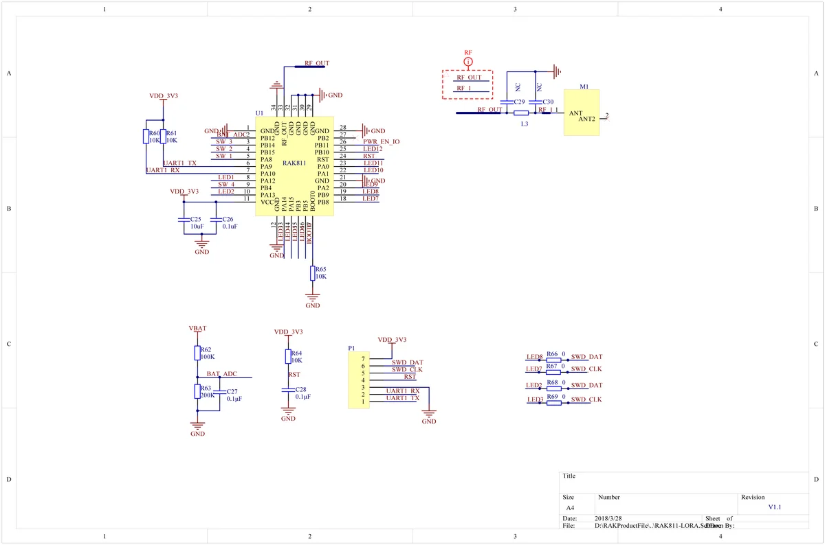 RAK612 Schematic Diagram