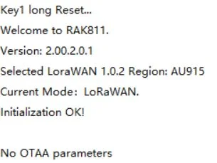 RAK612 WisNode Button Upgraded Firmware