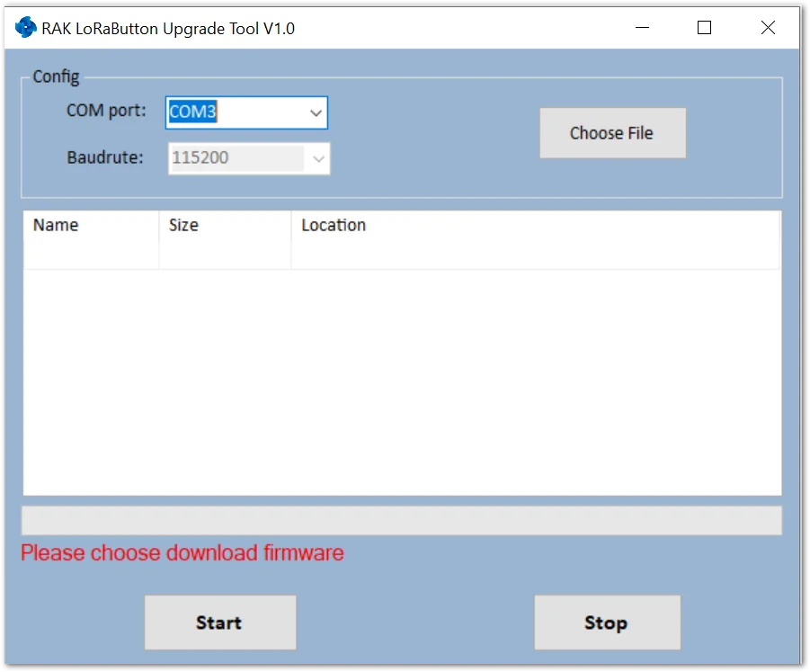 Select the Appropriate COM Port