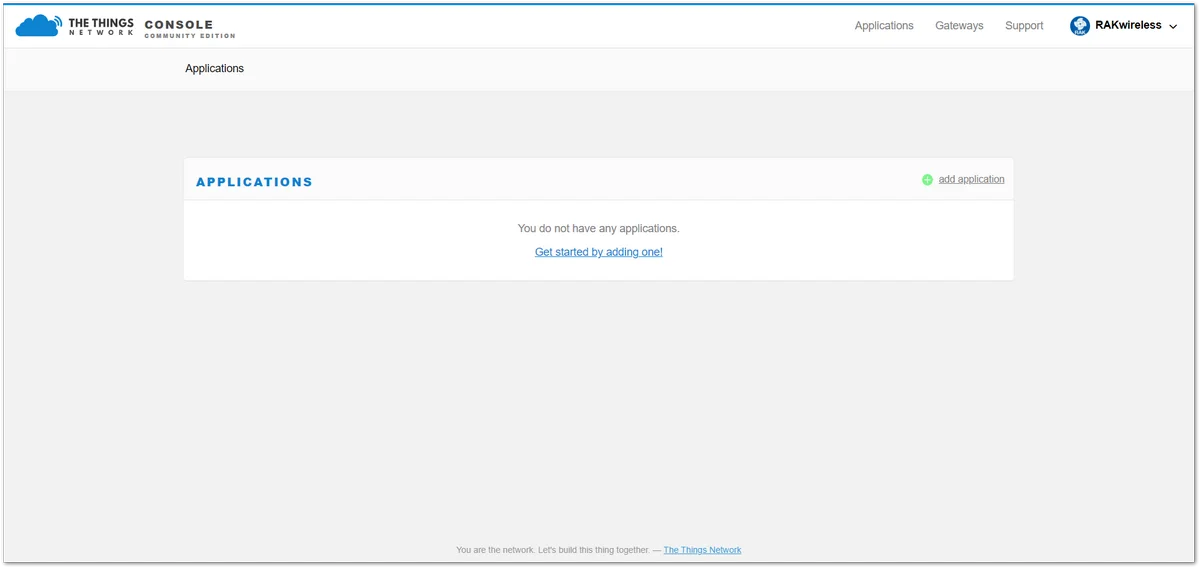 Application Page
