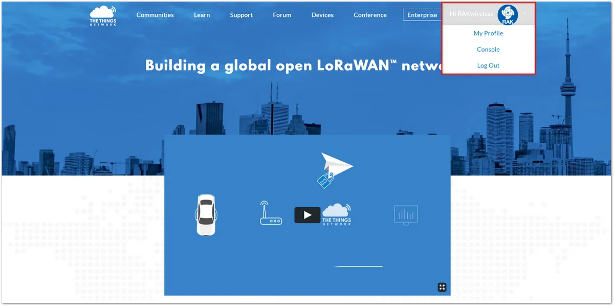 The Things Network Home Page
