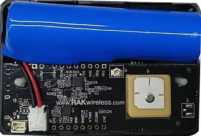 Built-in Battery in RAK7200 WisNode Track Lite