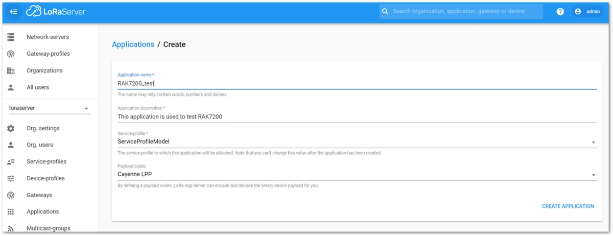Filling Parameters of an Application