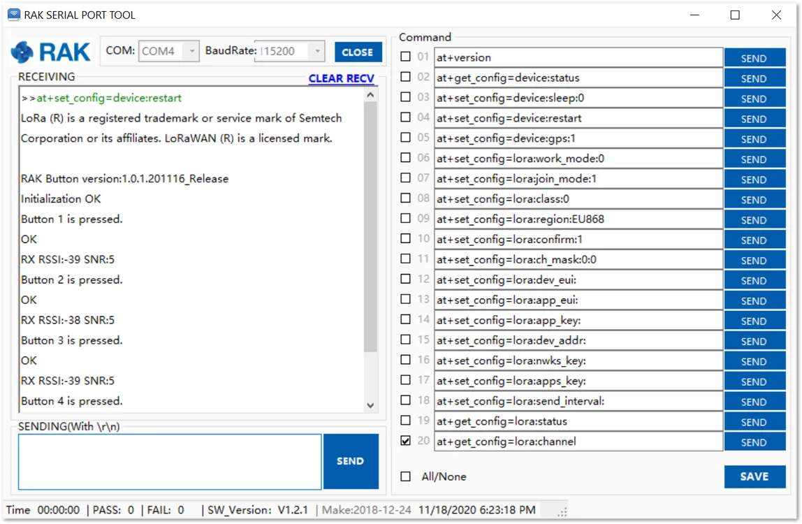 Testing the ABP mode