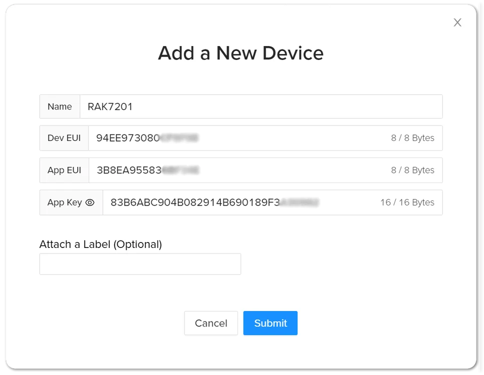 Add a new device