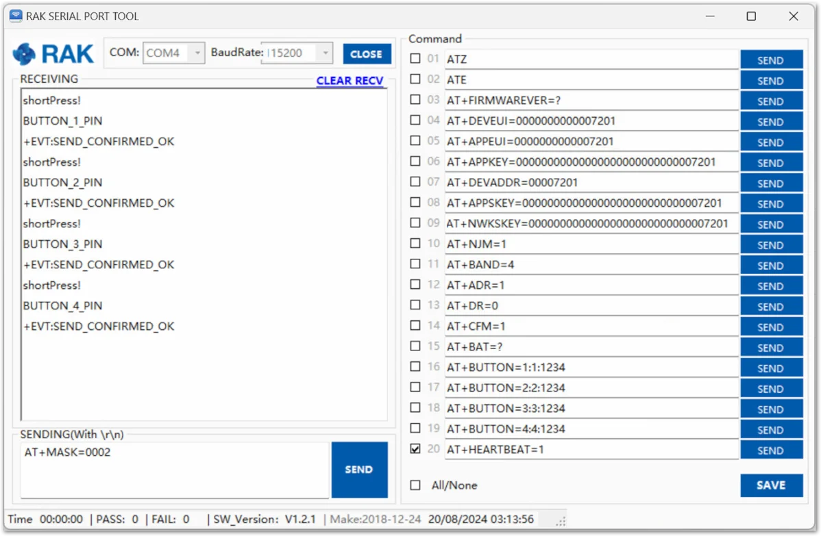 Testing the ABP mode