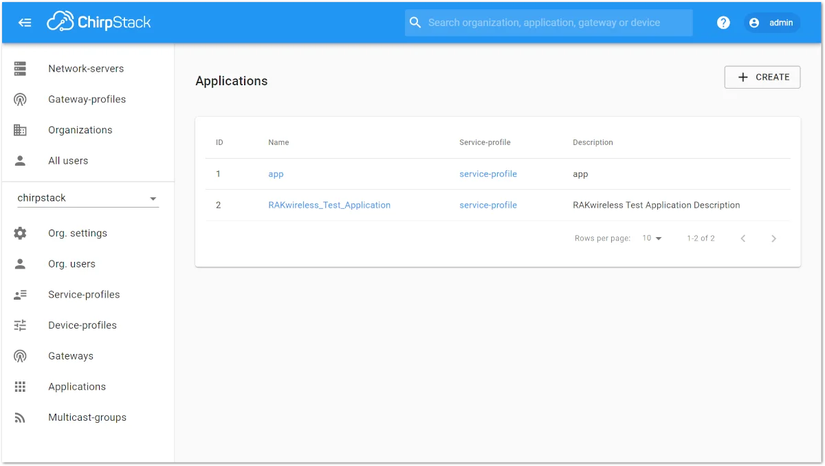 Creating the Application