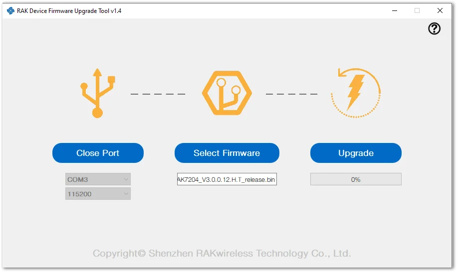 Select firmware