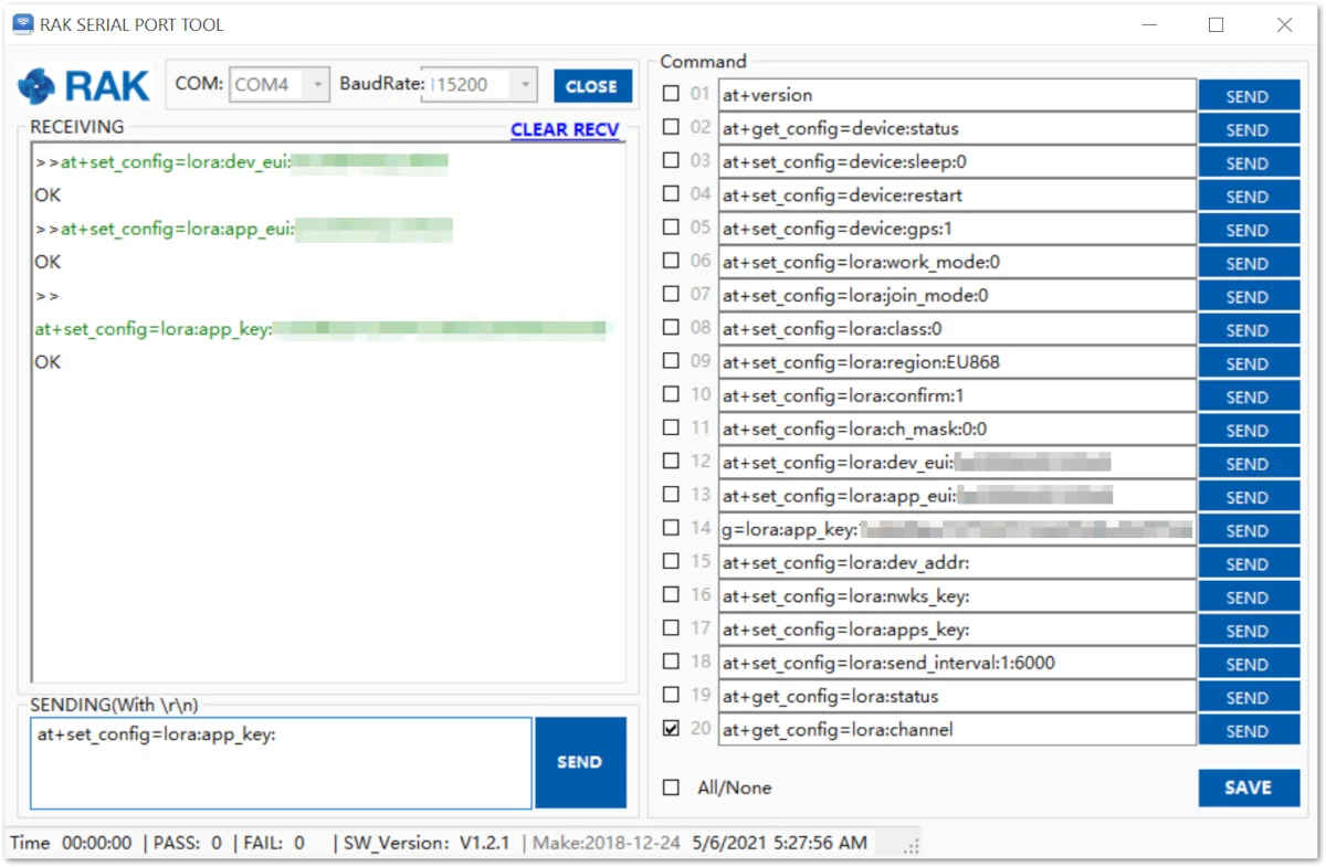Importing EUIs and Key
