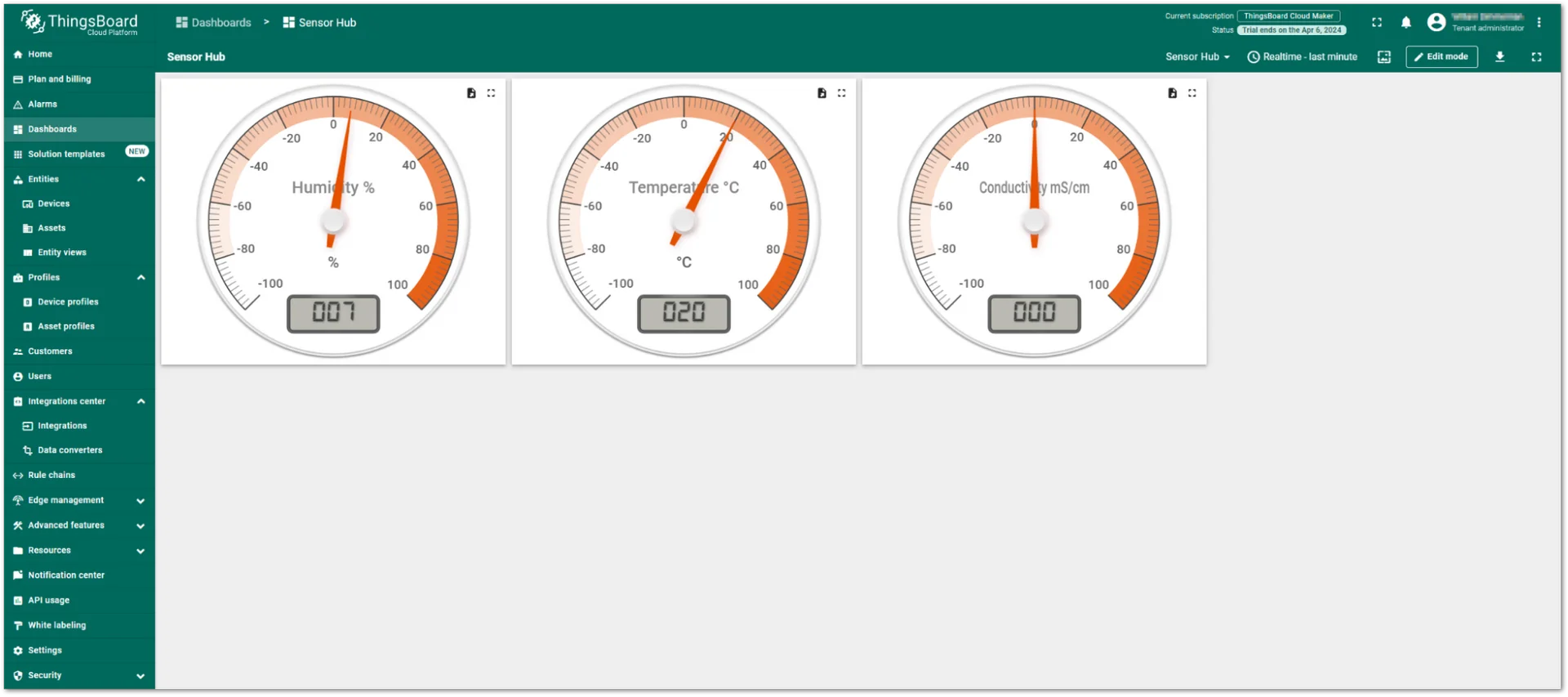 Adding widgets