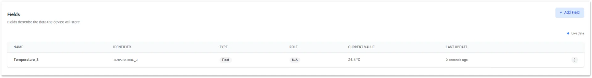 Added sensor monitoring values