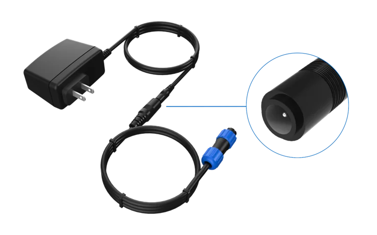 Connect the power adapter