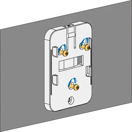 Secure the mounting bracket