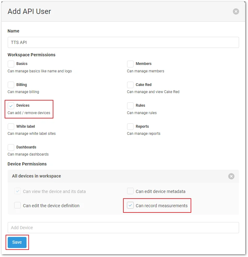 Set Parameters