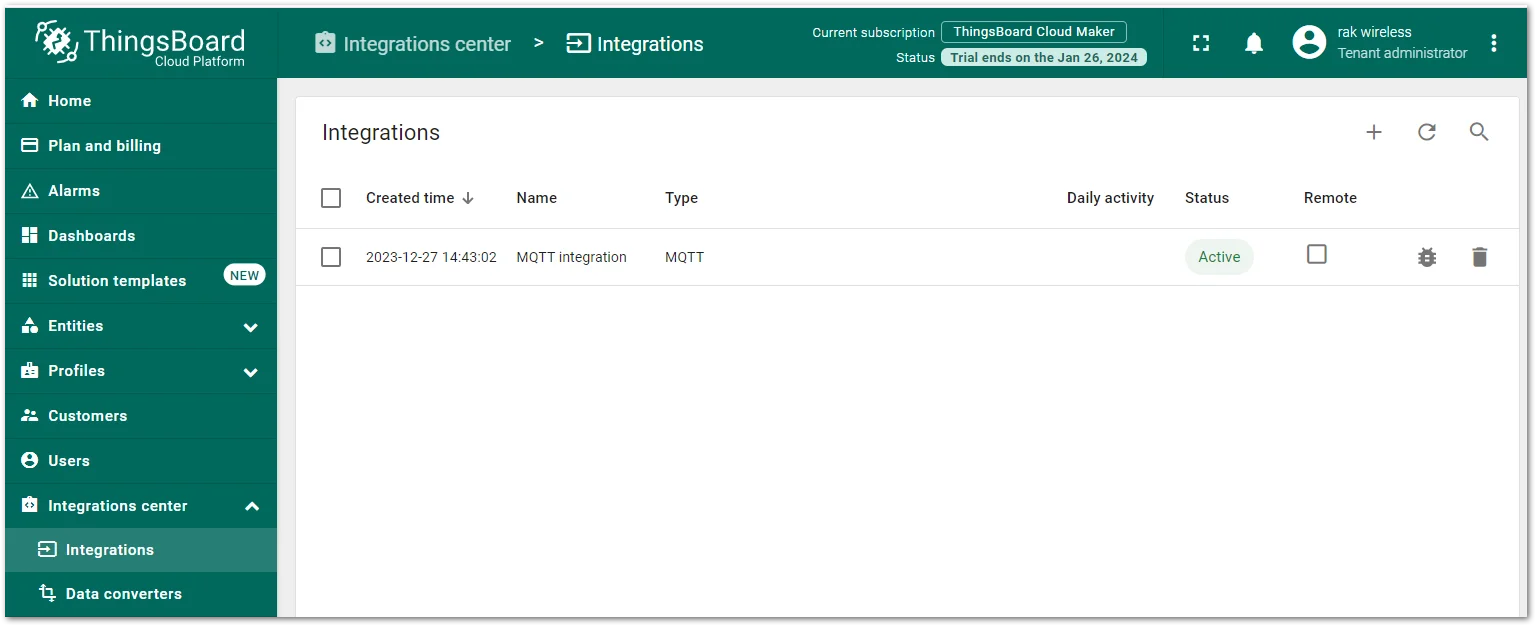 Configure and add the subscription topics