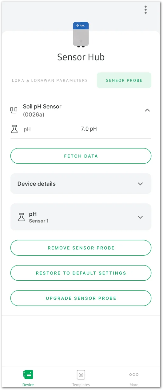Sensor Information