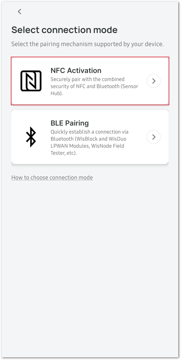 Select NFC Activation