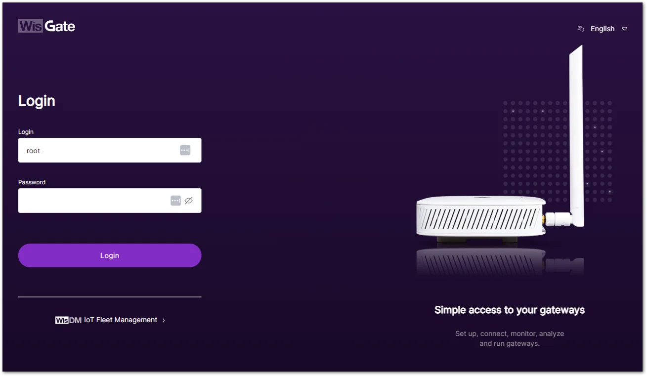 WisGate OS Web Management Platform