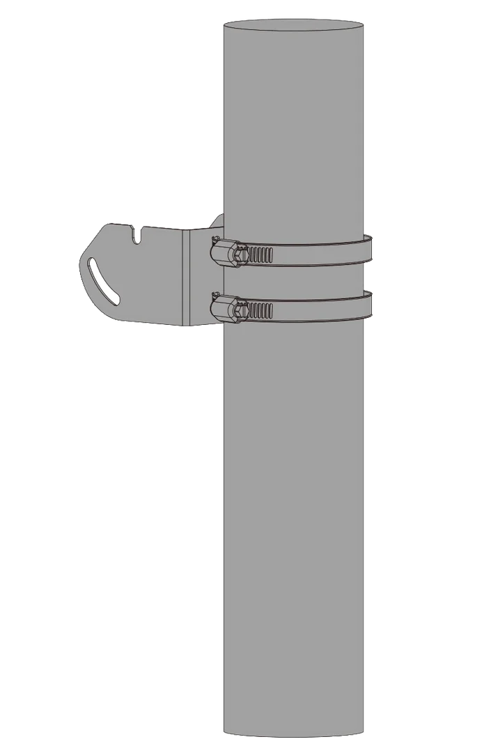 Secure the mounting bracket