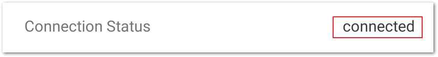 Successfully connected to the server