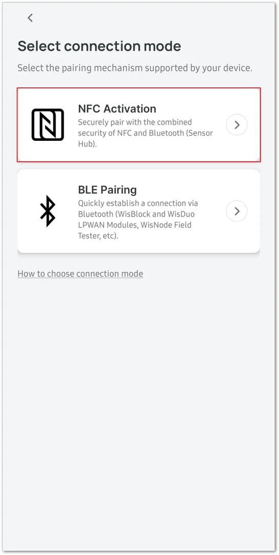 Select NFC Activation