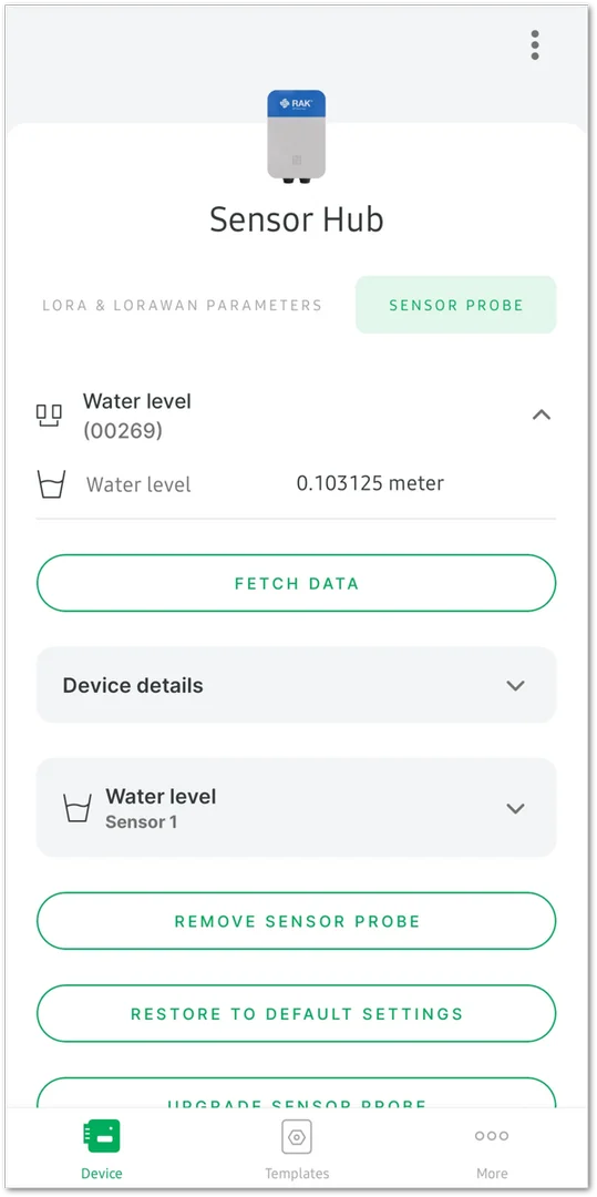 Sensor Information
