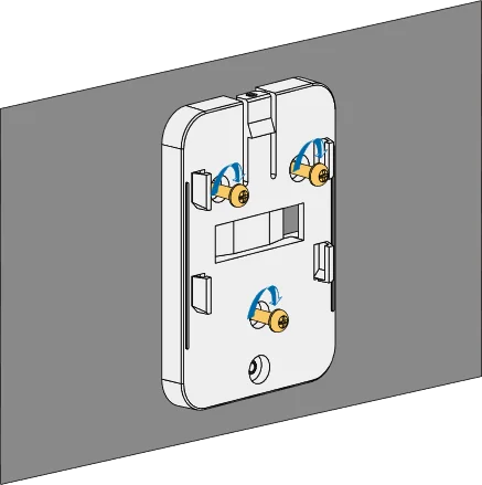 Secure the mounting bracket