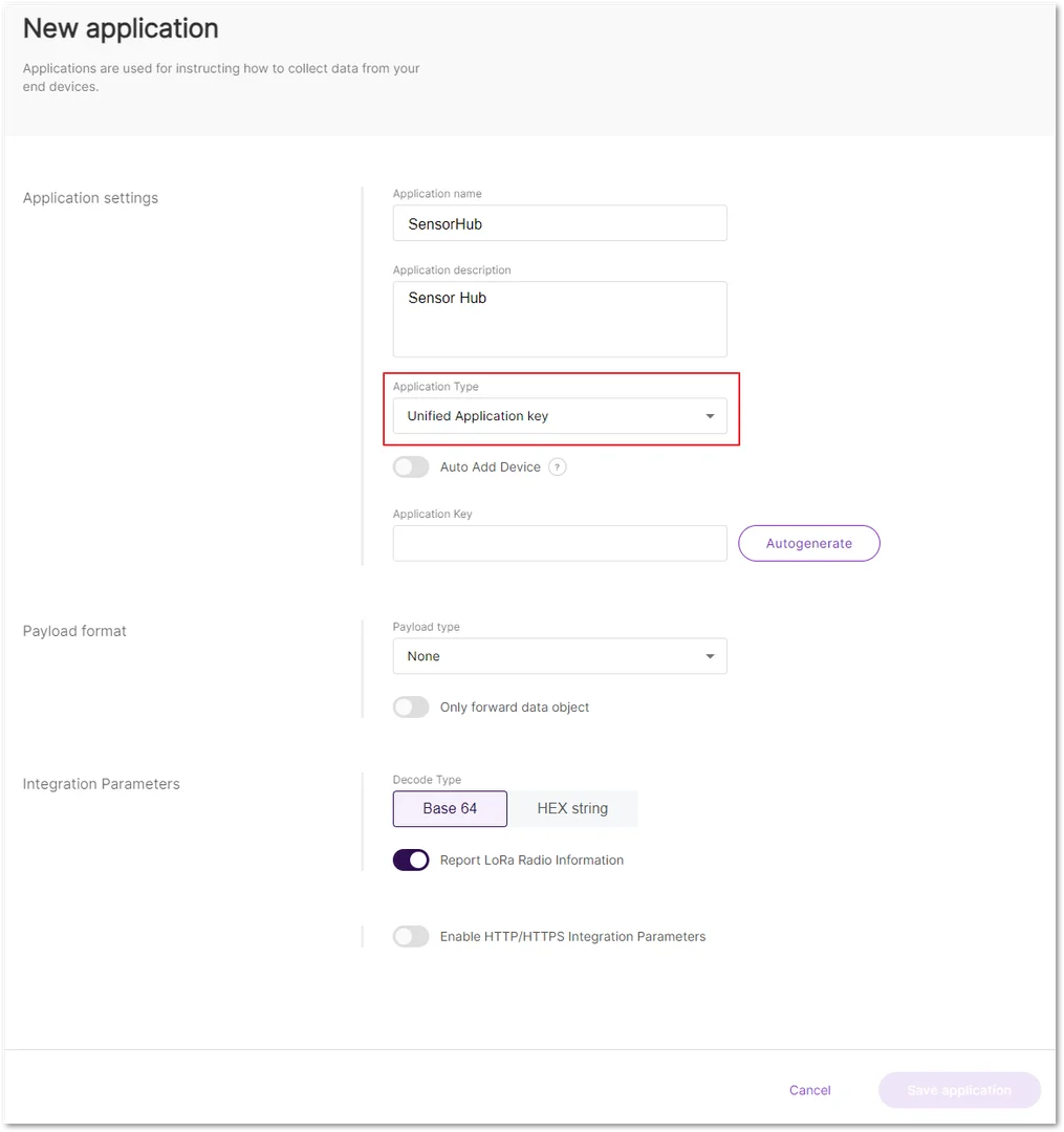 Unified Application Key
