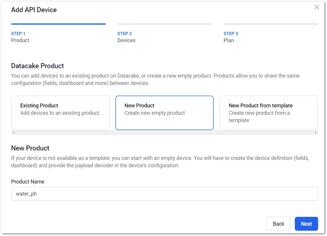 Select New Product